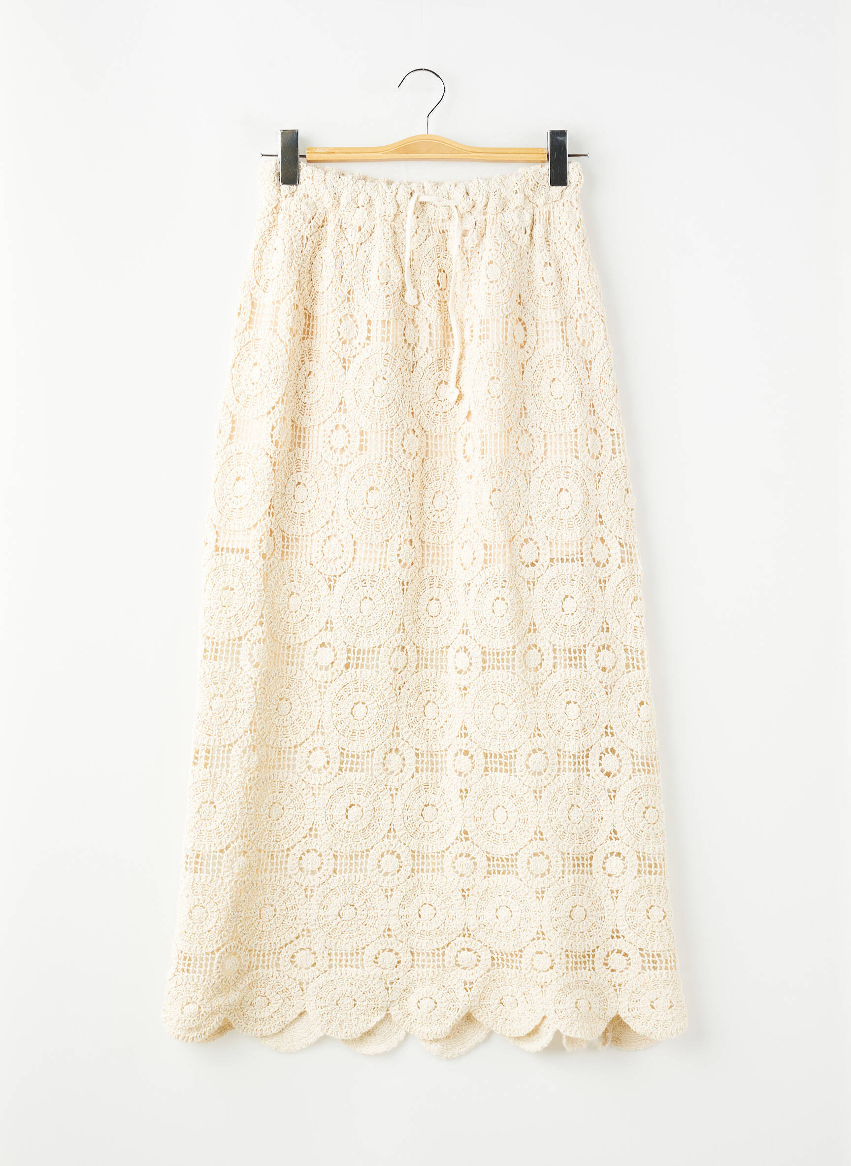 Jupe longue beige TERRA DI SIENA femme