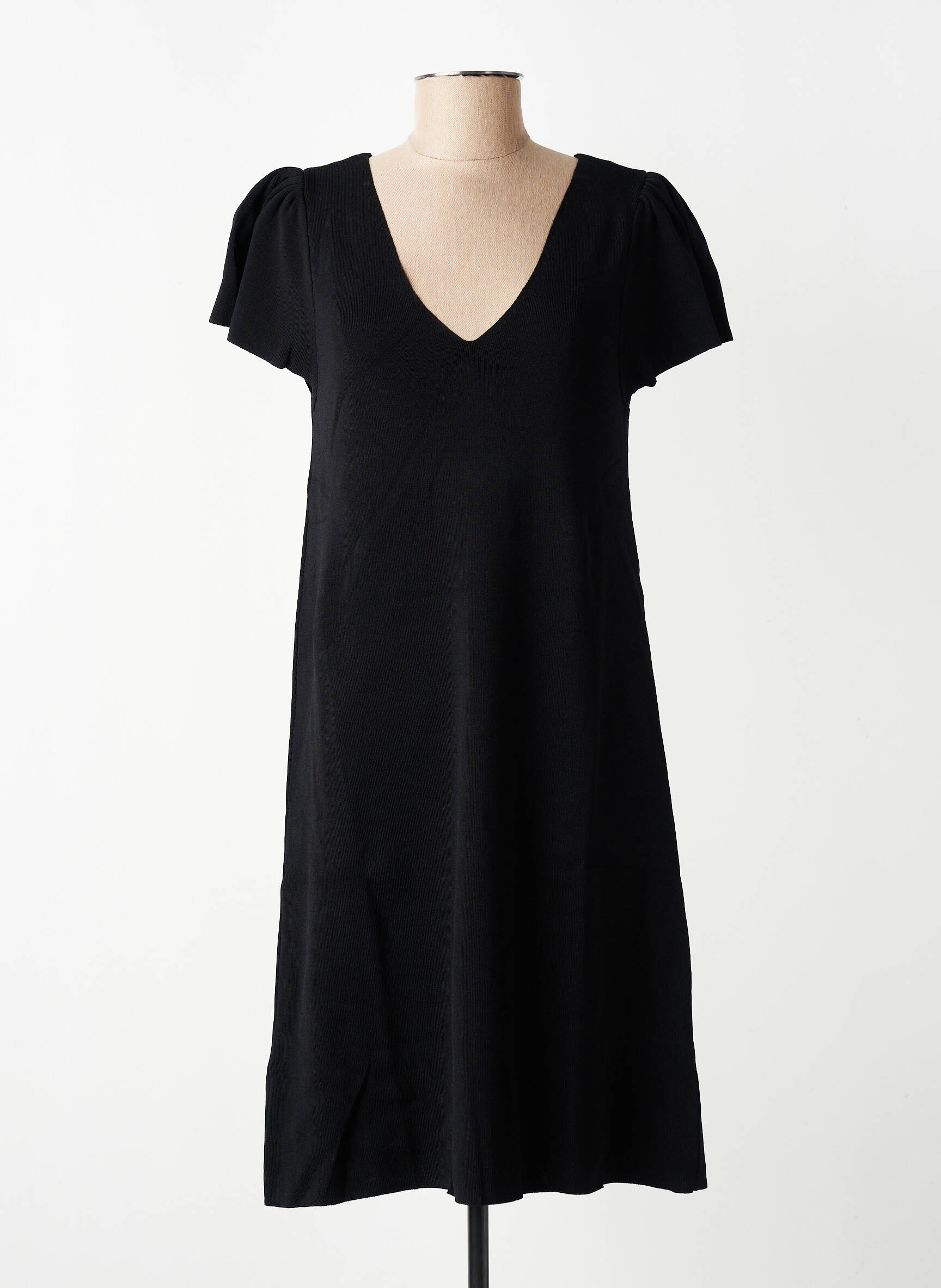 Robe courte noir MANGO femme