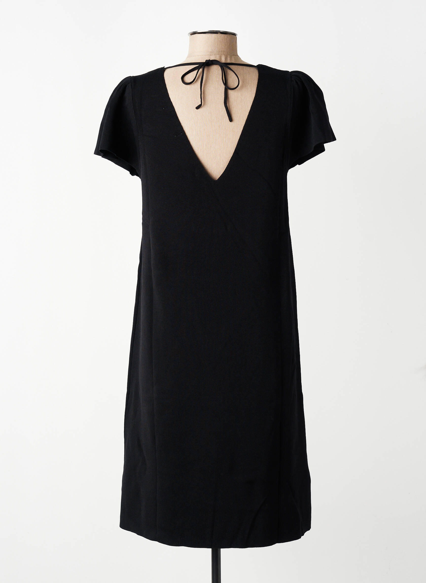 Robe courte noir MANGO femme