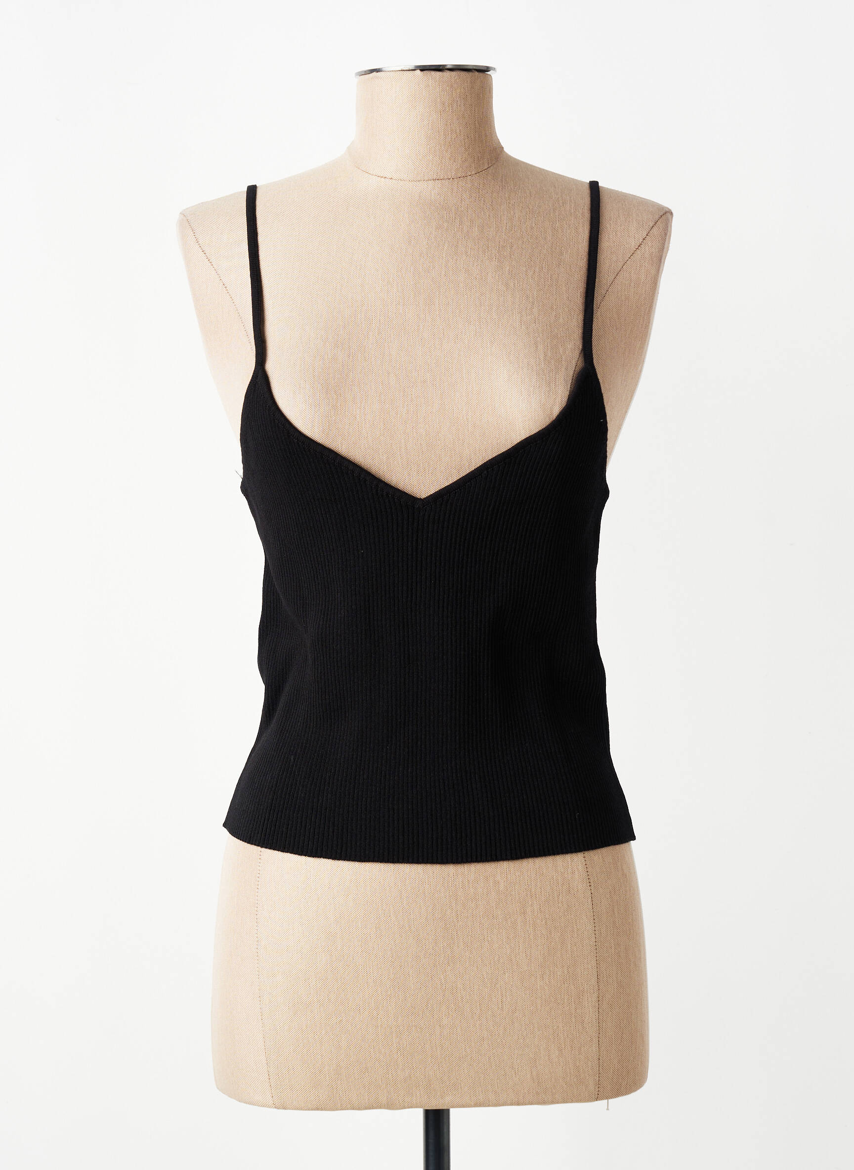 Top/caraco noir MANGO femme