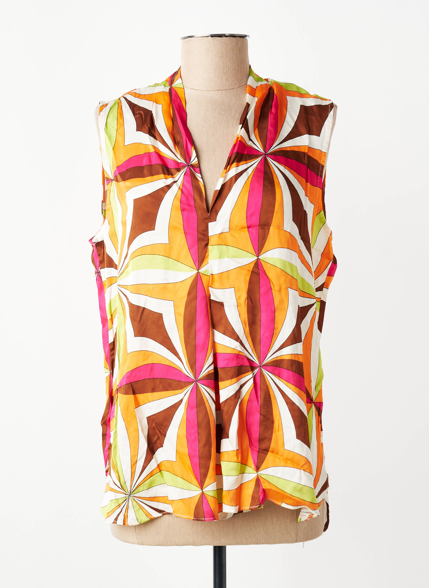 Blouse orange AMELIE & AMELIE femme
