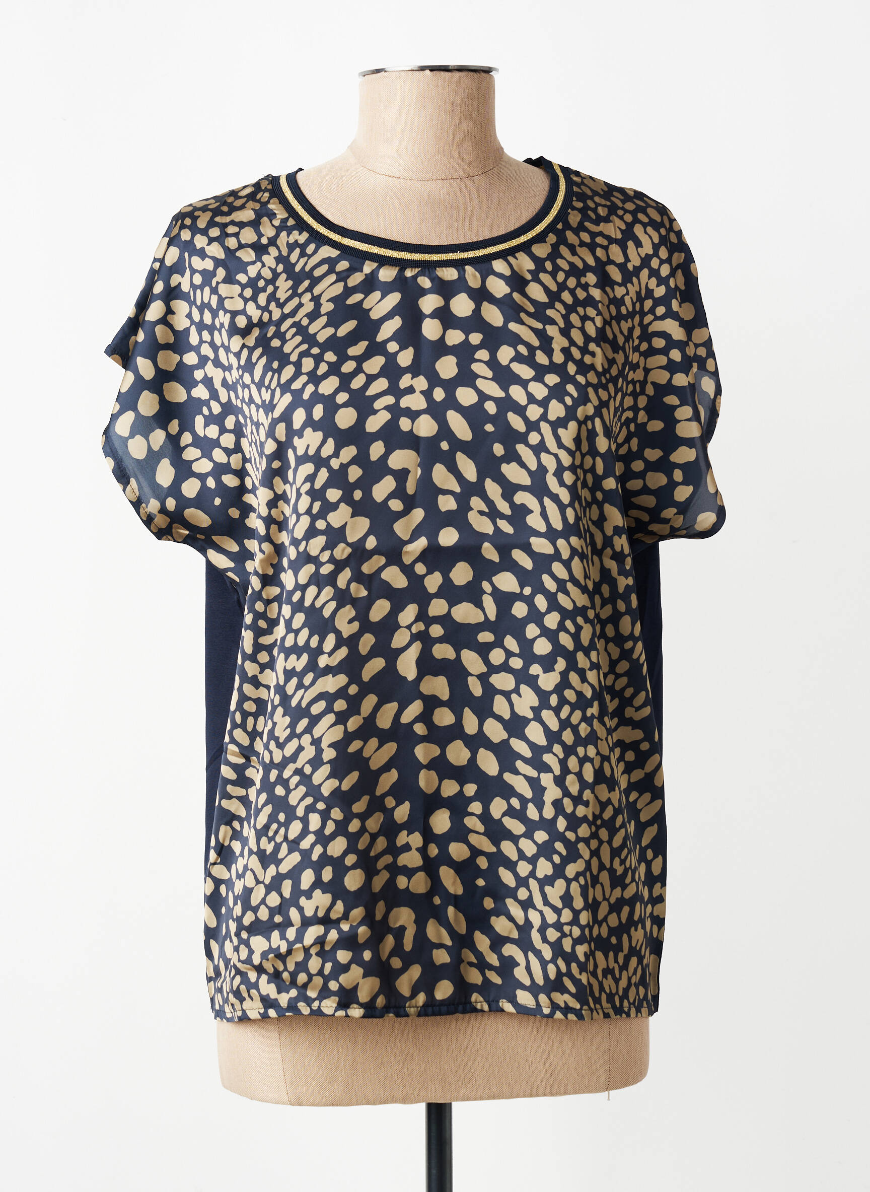 T-shirt bleu MORE & MORE femme
