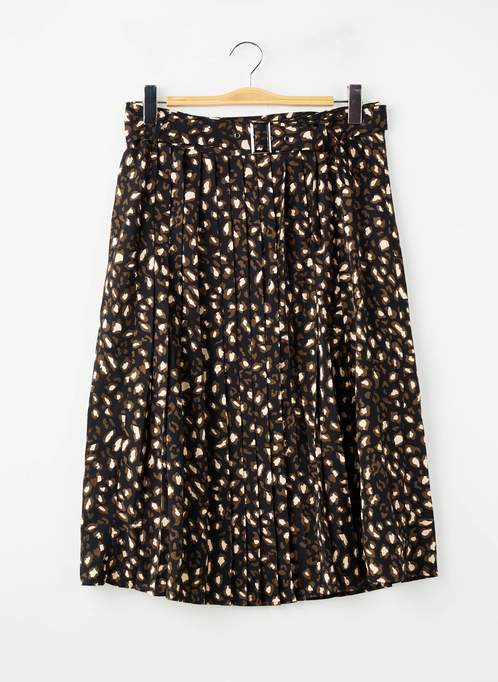 Jupe mi-longue marron MOLLY BRACKEN femme