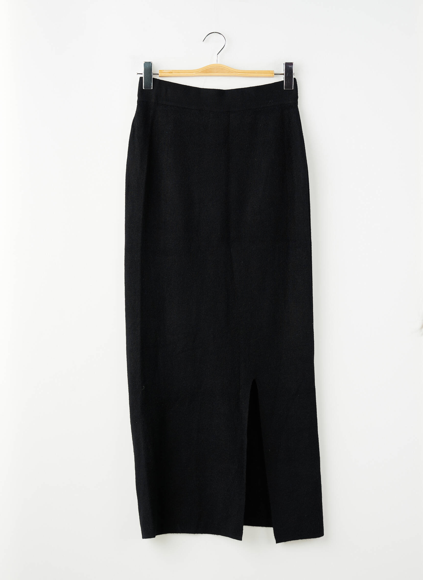 Jupe mi-longue noir JUST WOMAN femme