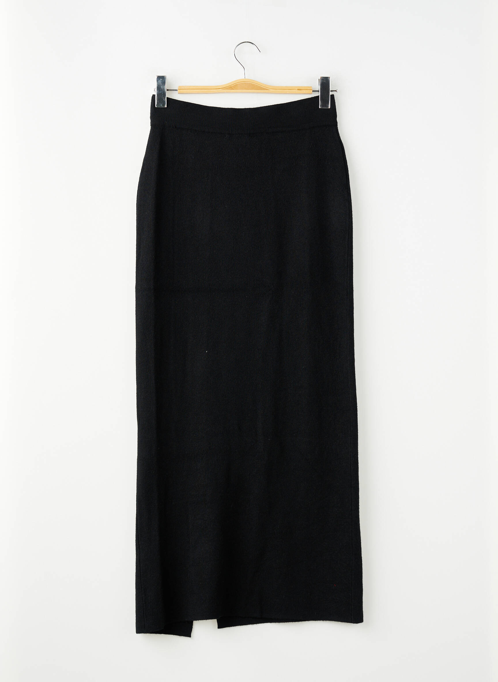 Jupe mi-longue noir JUST WOMAN femme