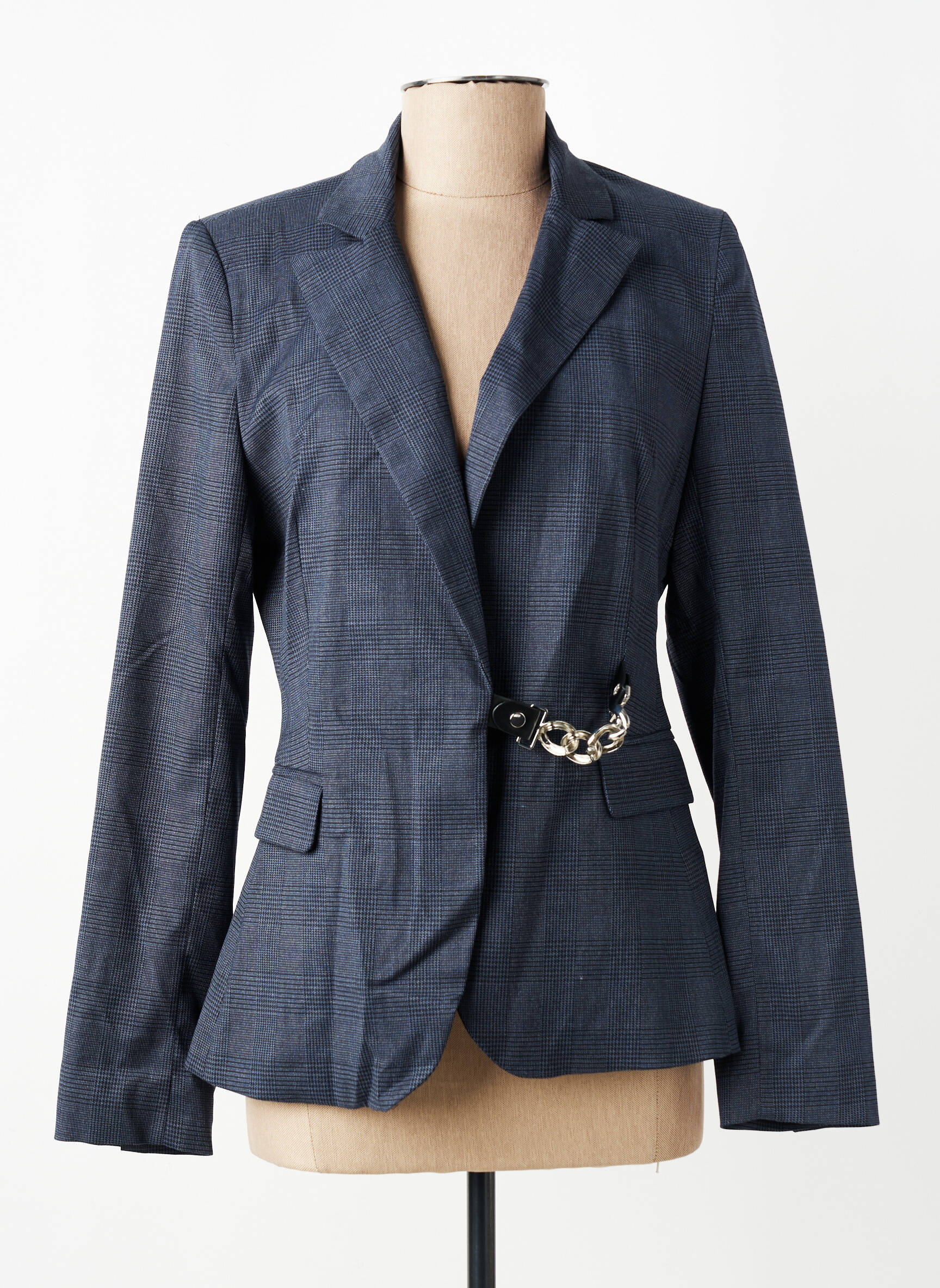 Blazer bleu MORGAN femme