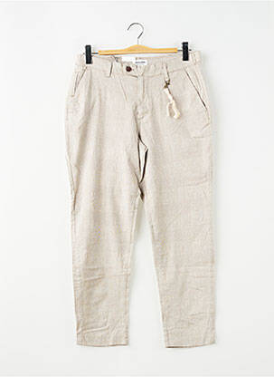 Pantalon droit beige JACK & JONES homme