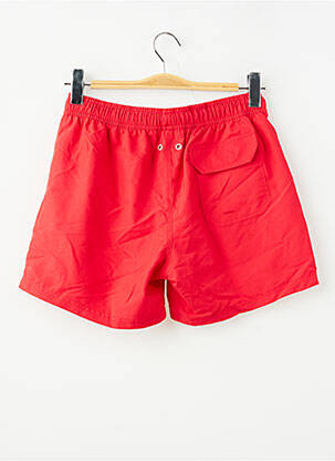 Short de bain rouge BRUCE & BUTLER  homme