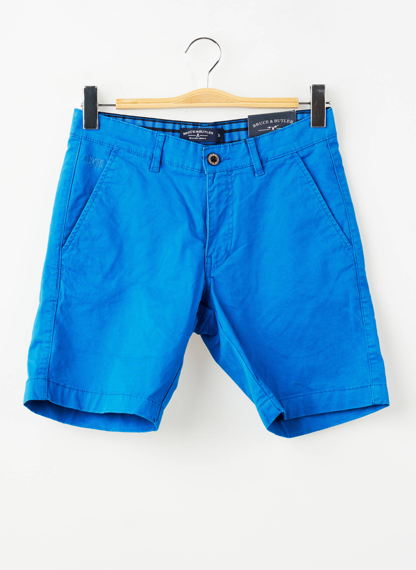 Short bleu BRUCE & BUTLER  homme