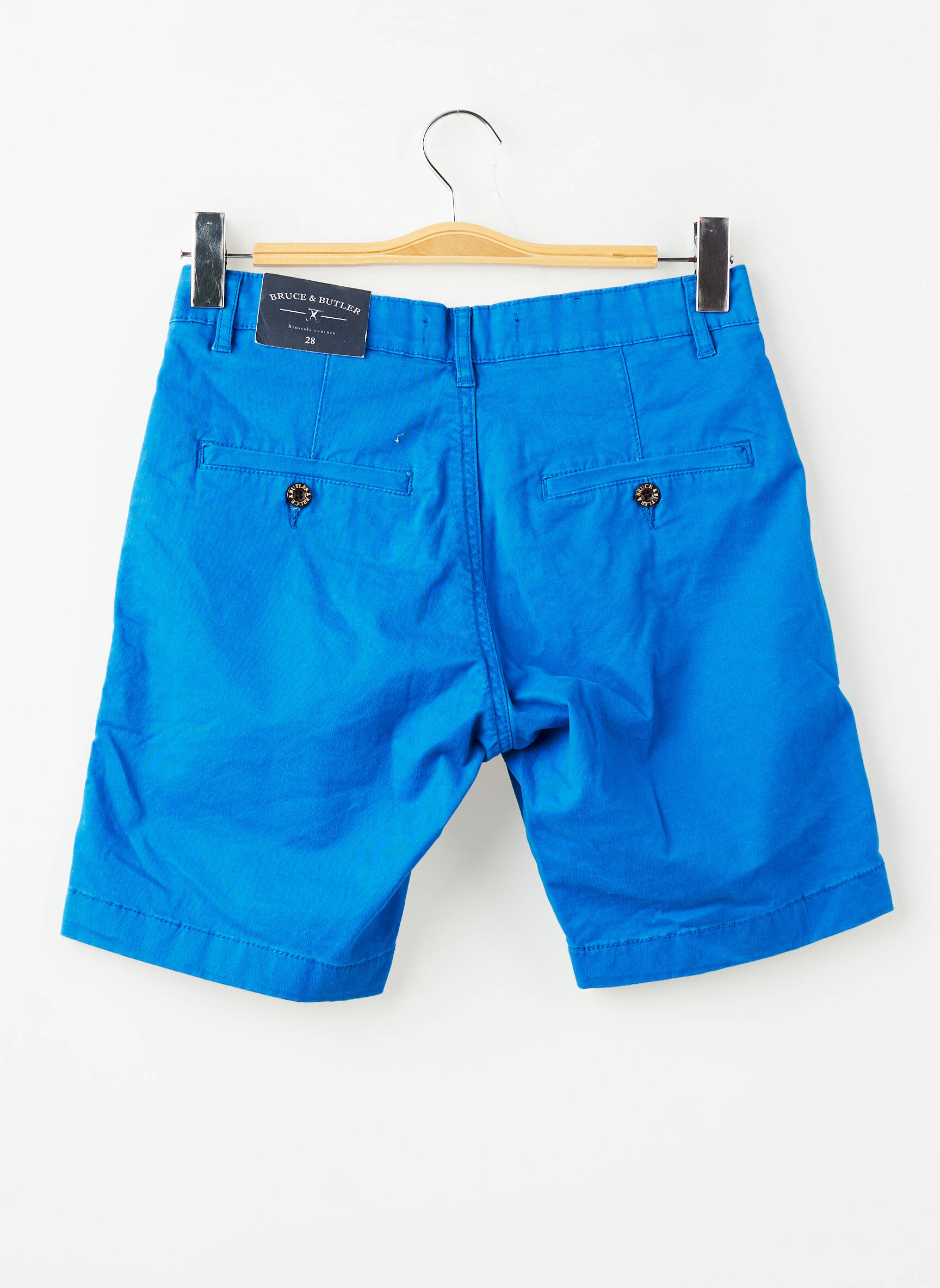 Short bleu BRUCE & BUTLER  homme