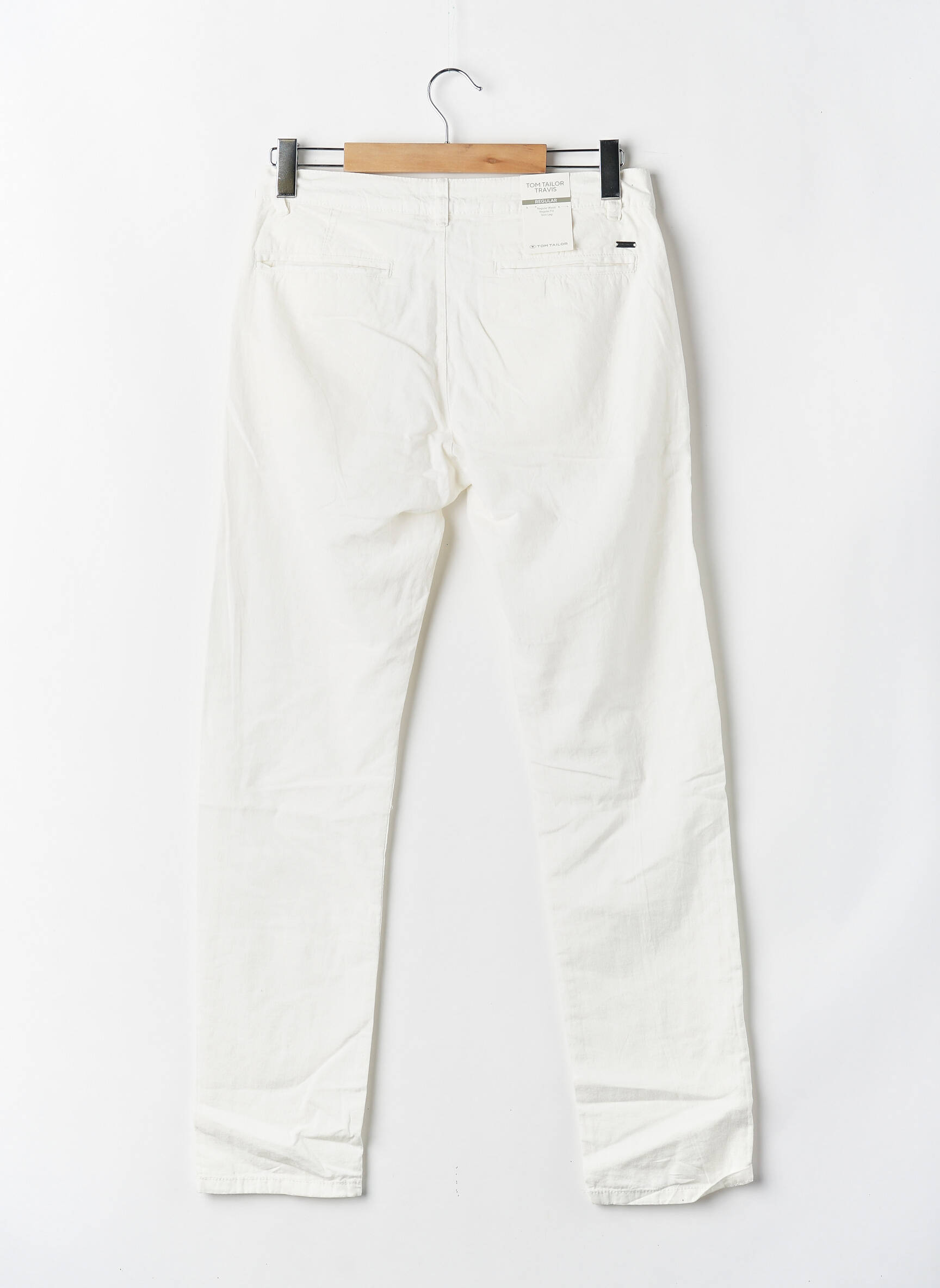 Jeans coupe droite blanc TOM TAILOR homme