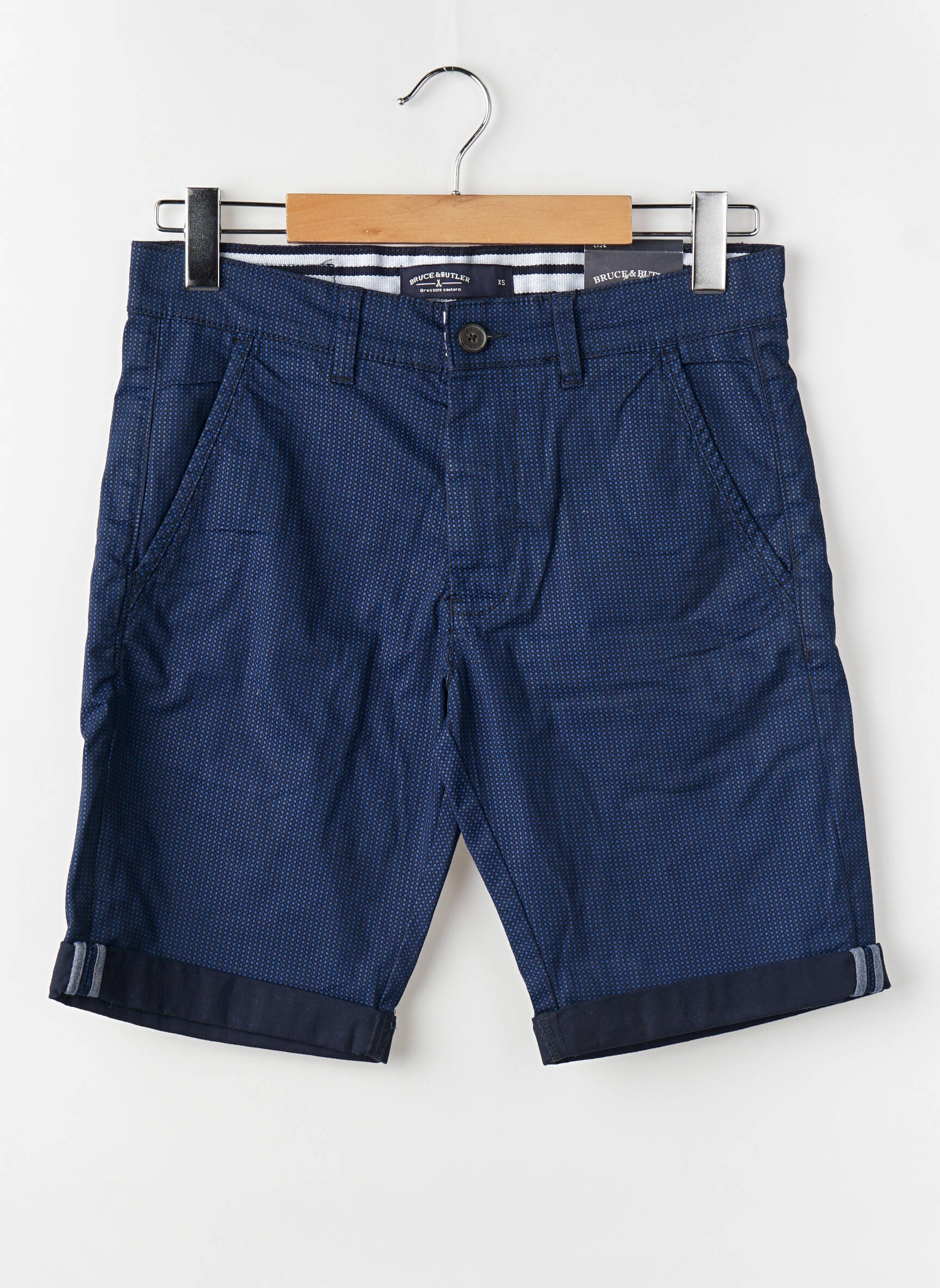 Short bleu BRUCE & BUTLER  homme