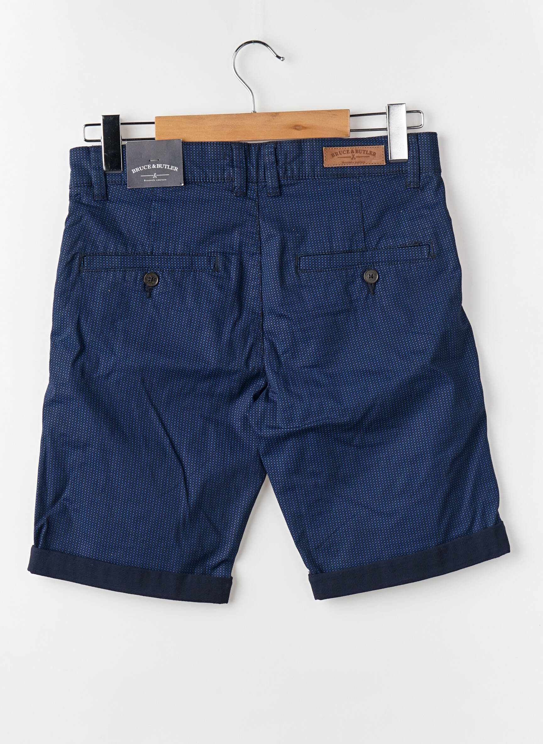 Short bleu BRUCE & BUTLER  homme
