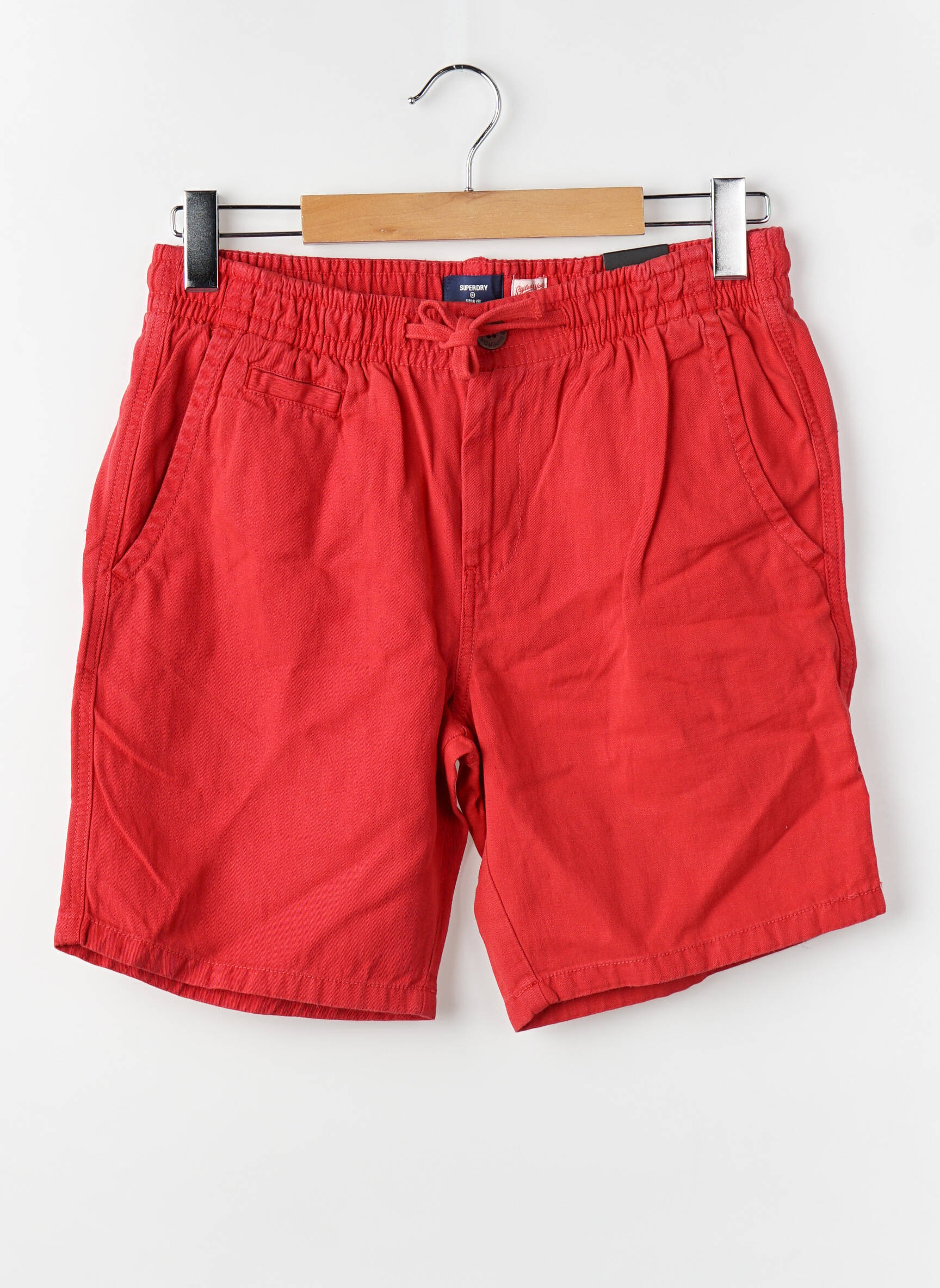 Short rouge SUPERDRY homme
