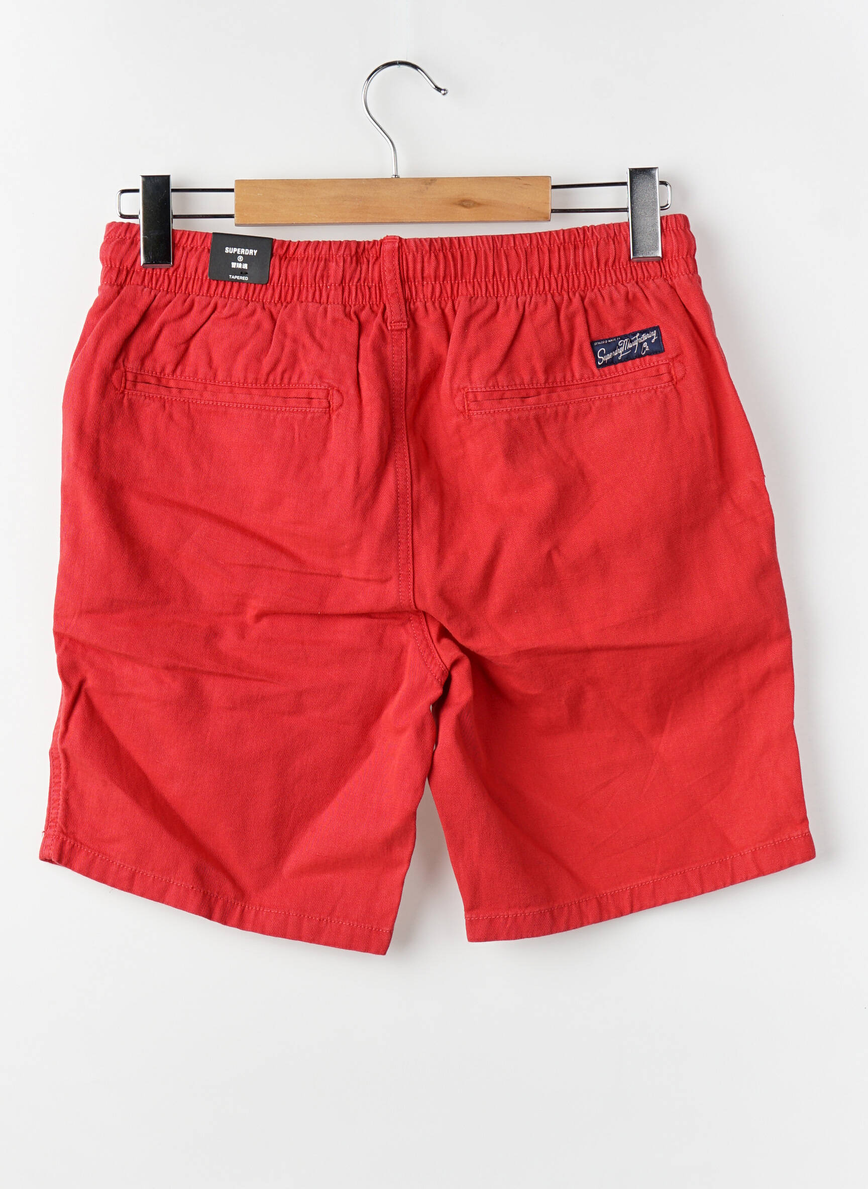 Short rouge SUPERDRY homme