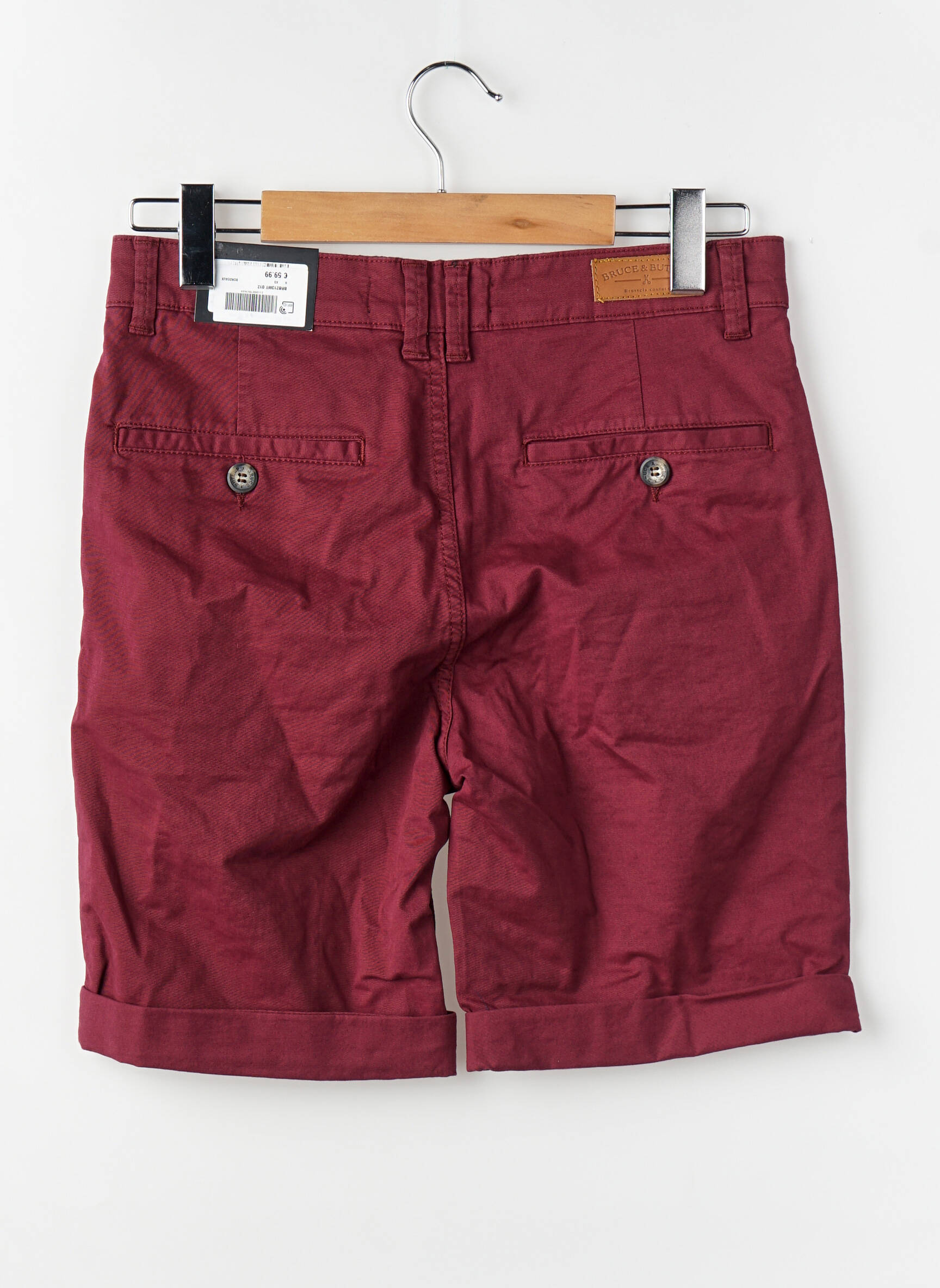 Short rouge BRUCE & BUTLER  homme