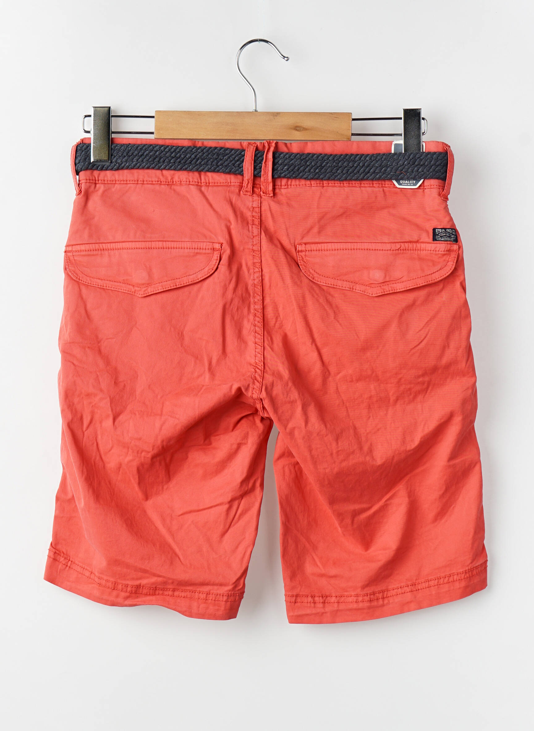 Short orange PETROL INDUSTRIES homme