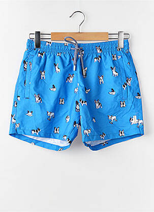 Short de bain bleu BRUCE & BUTLER  homme