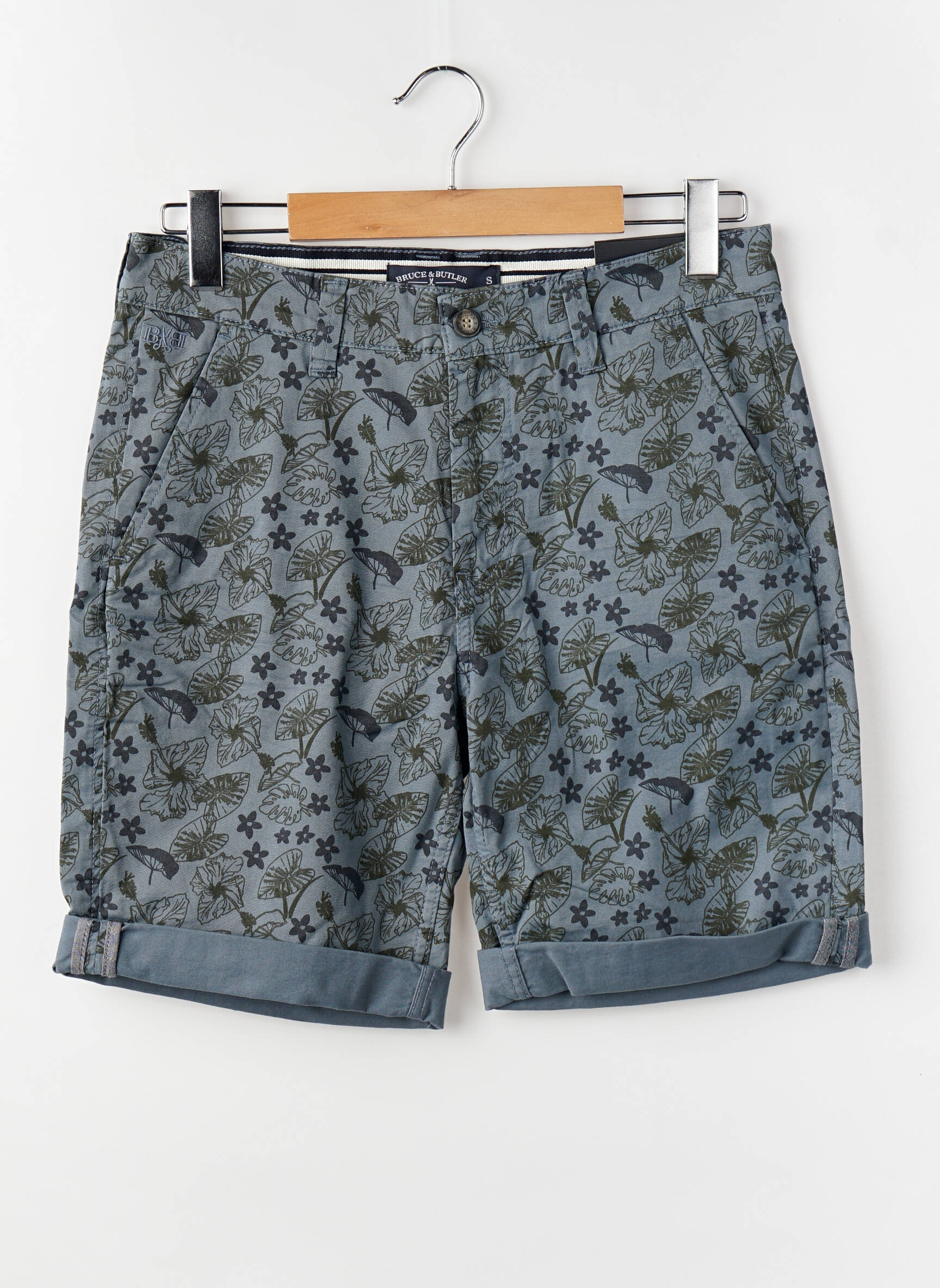 Short bleu BRUCE & BUTLER  homme