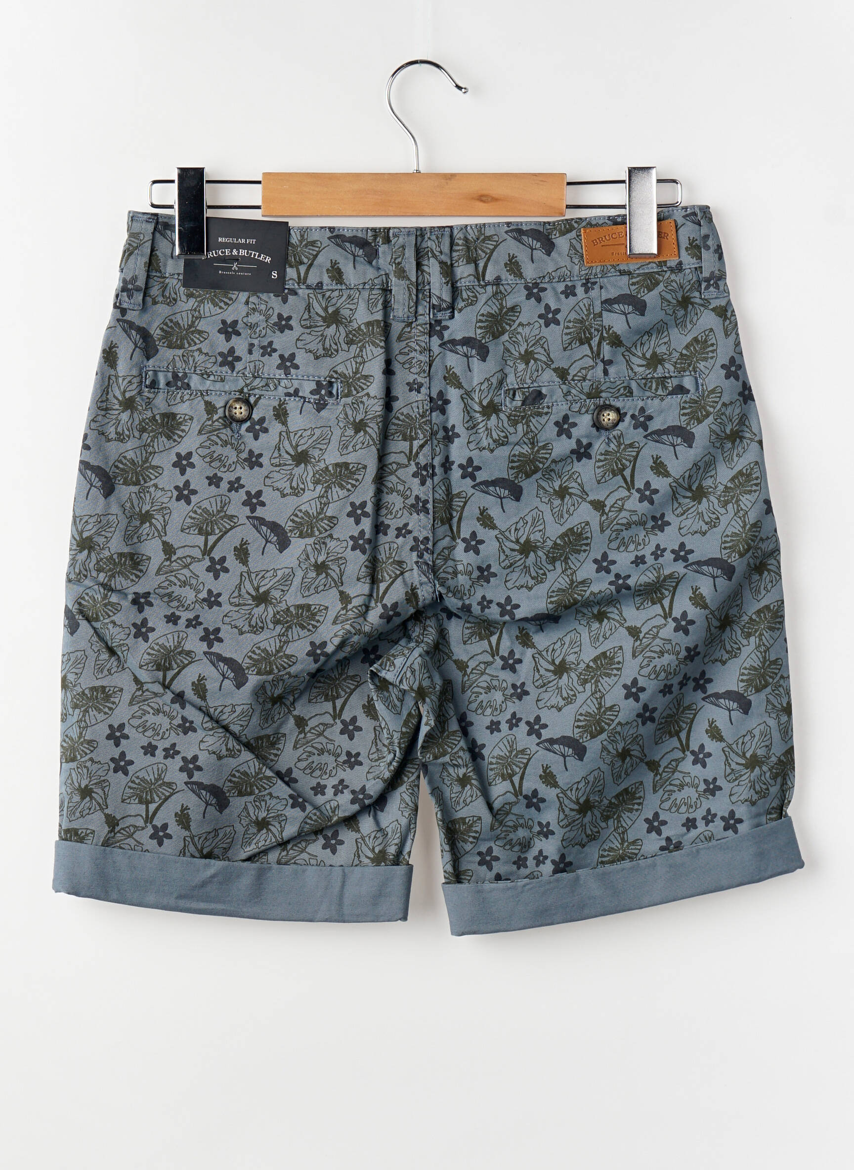 Short bleu BRUCE & BUTLER  homme