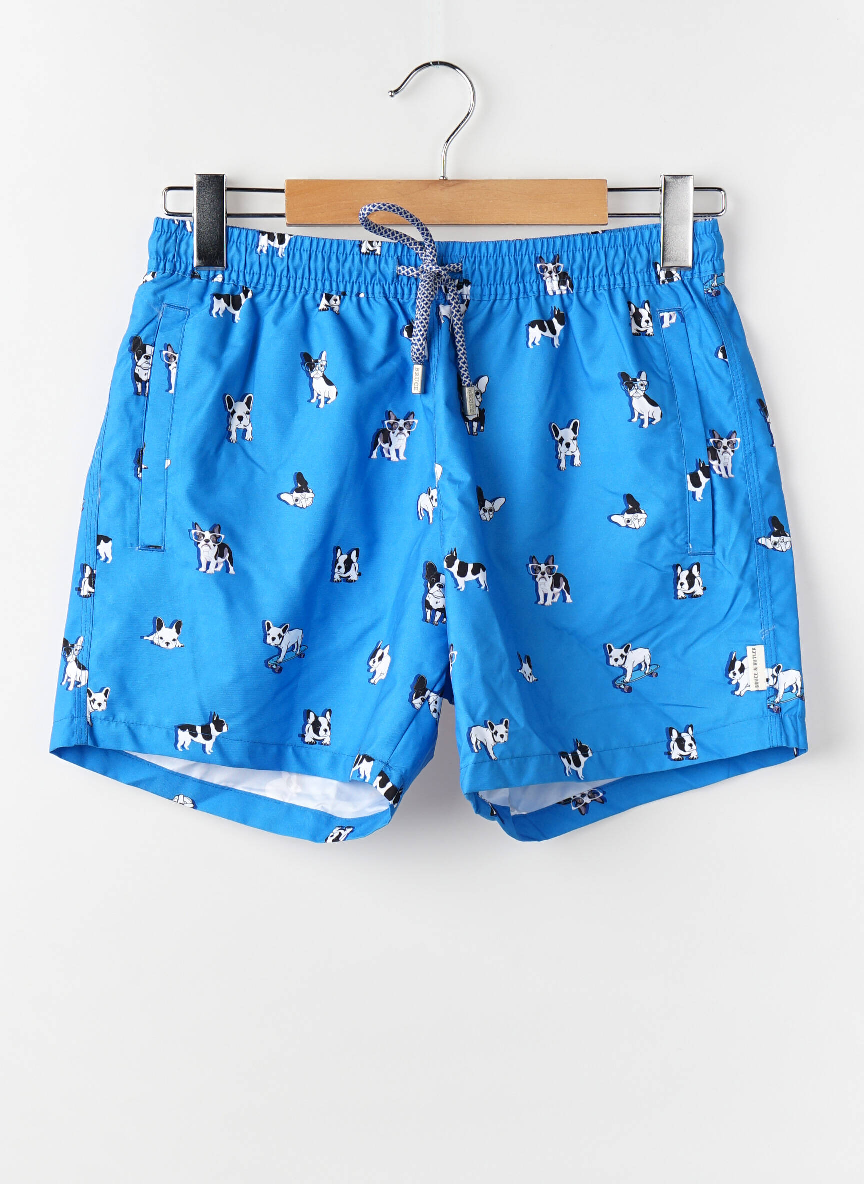 Short de bain bleu BRUCE & BUTLER  homme