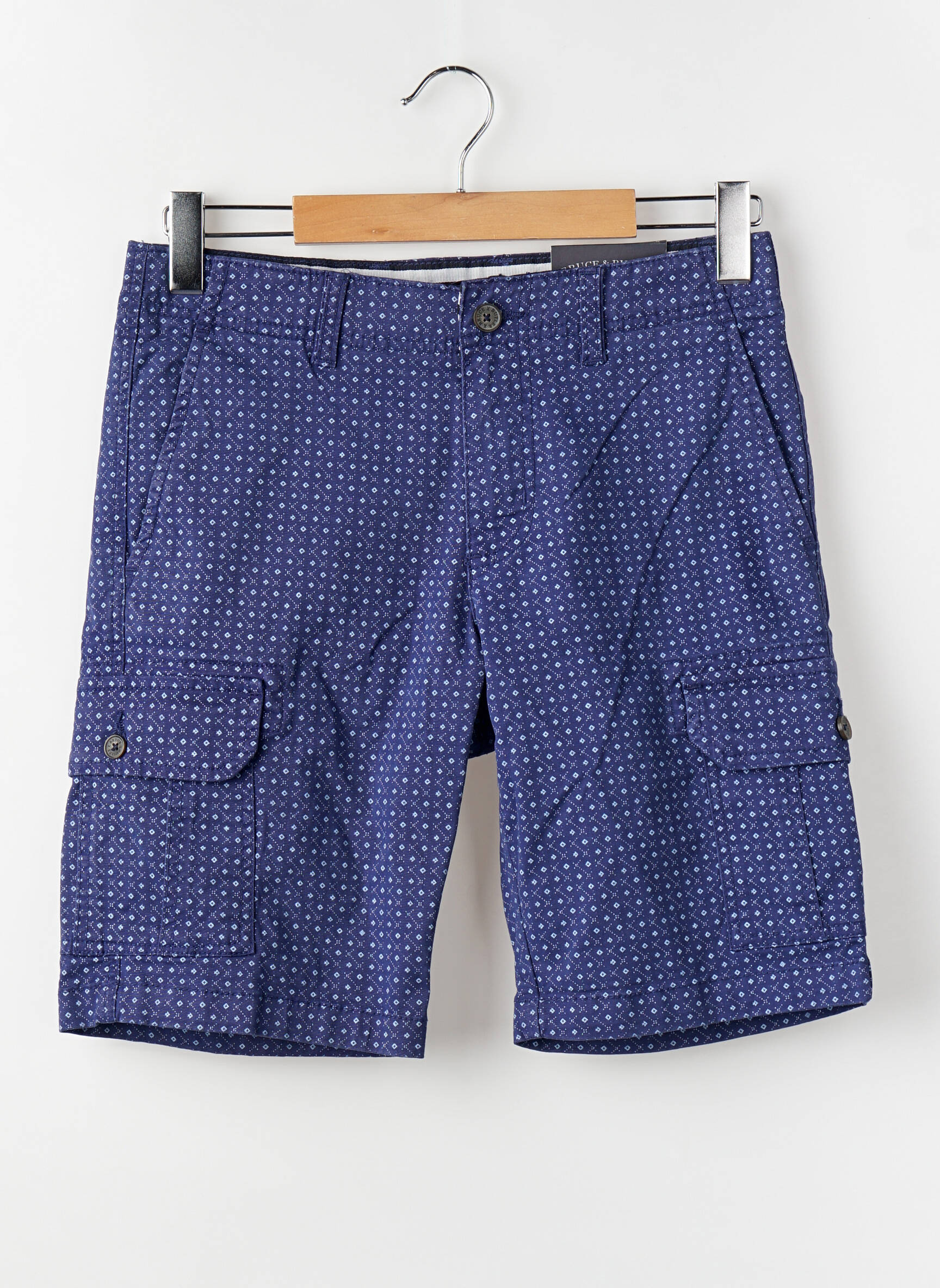 Short bleu BRUCE & BUTLER  homme