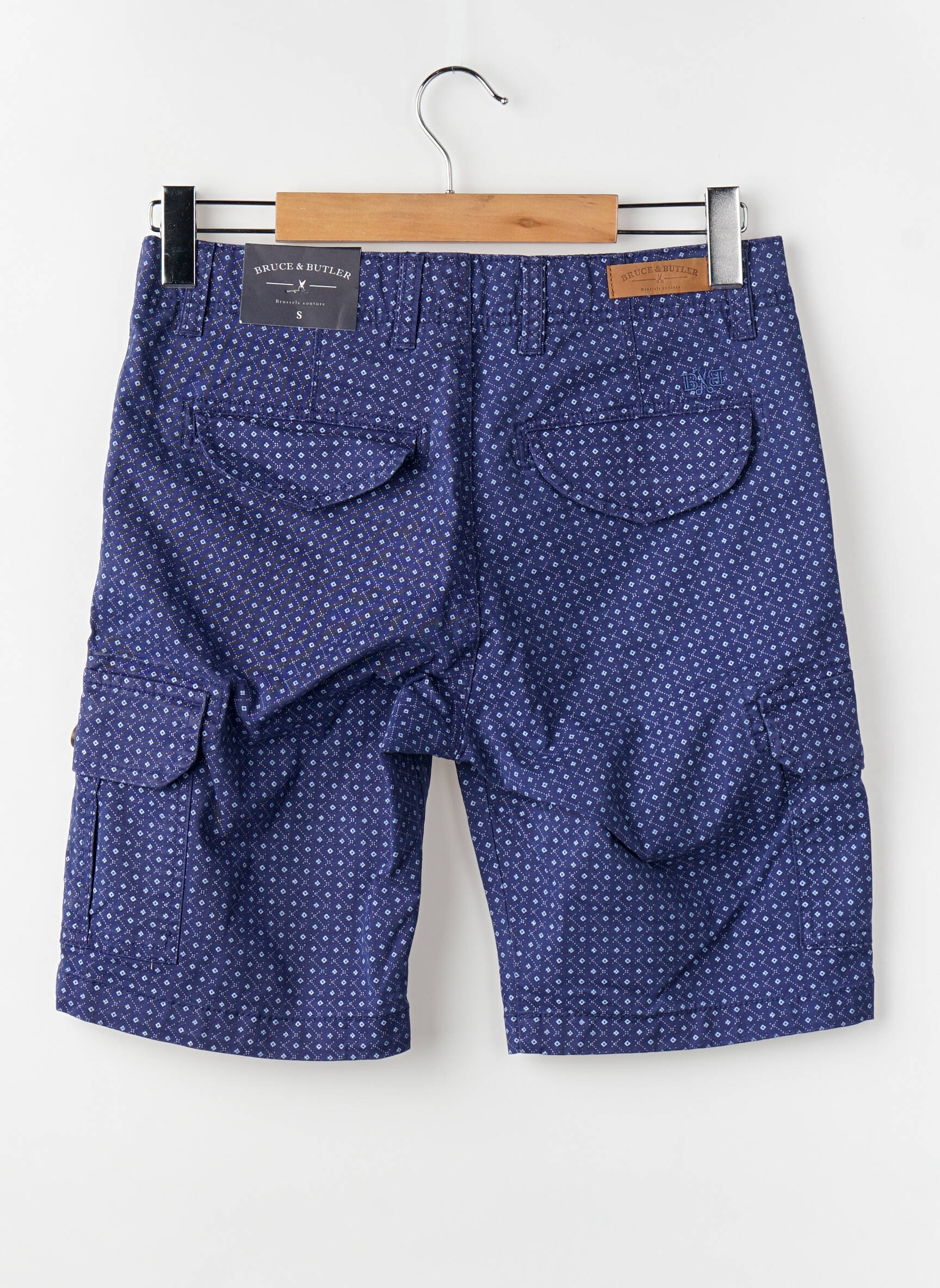 Short bleu BRUCE & BUTLER  homme