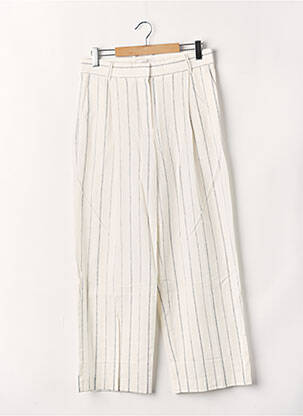 Pantalon droit blanc MANGO femme