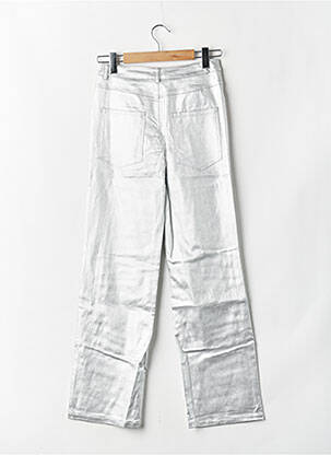 Pantalon droit argent LOAVIES femme