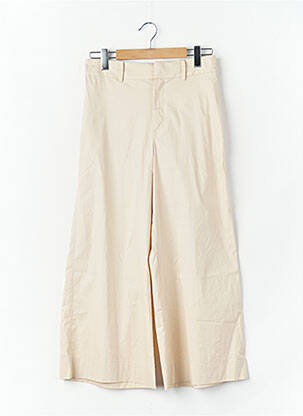 Pantalon large beige MANGO femme