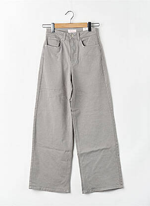 Jeans coupe droite gris ONLY femme