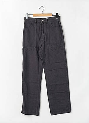 Pantalon cargo coupe droite noir ONLY femme