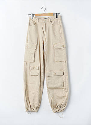 Pantalon cargo beige ONLY femme
