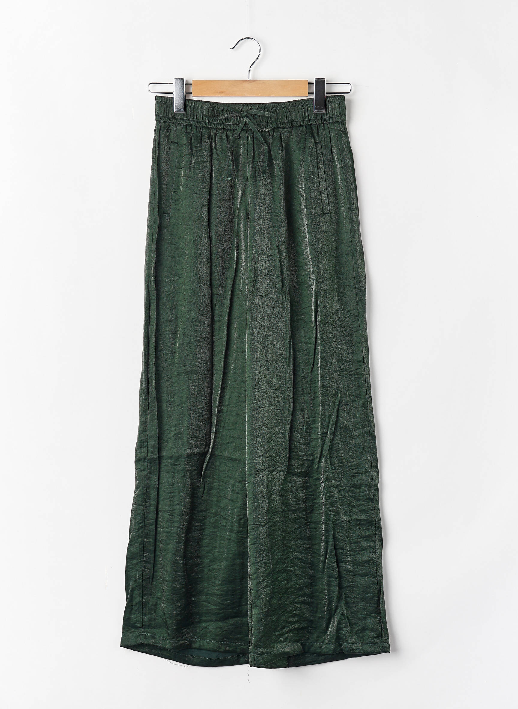 Pantalon droit vert JACQUELINE DE YONG femme