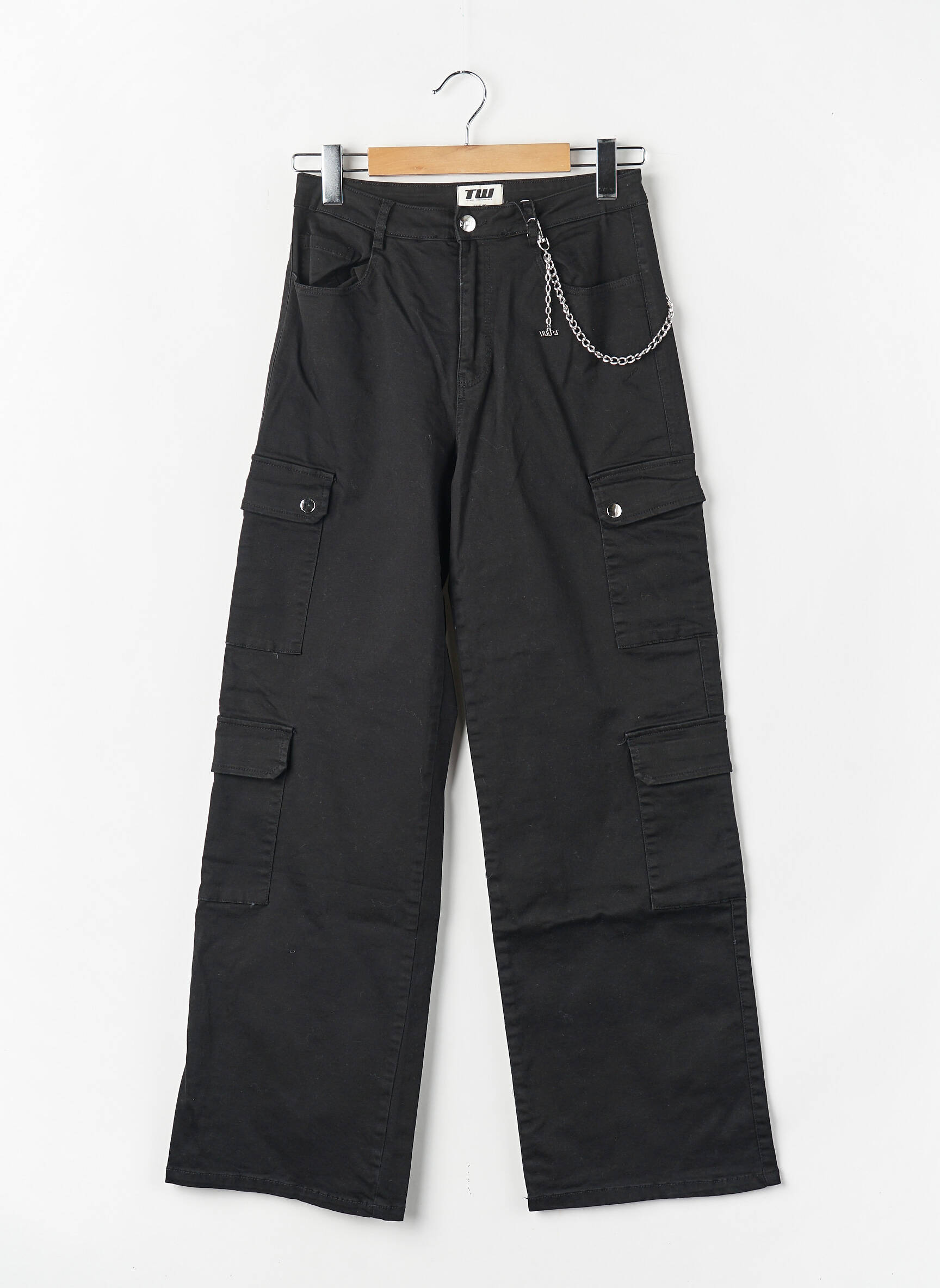 Pantalon cargo noir TALLY WEIJL femme