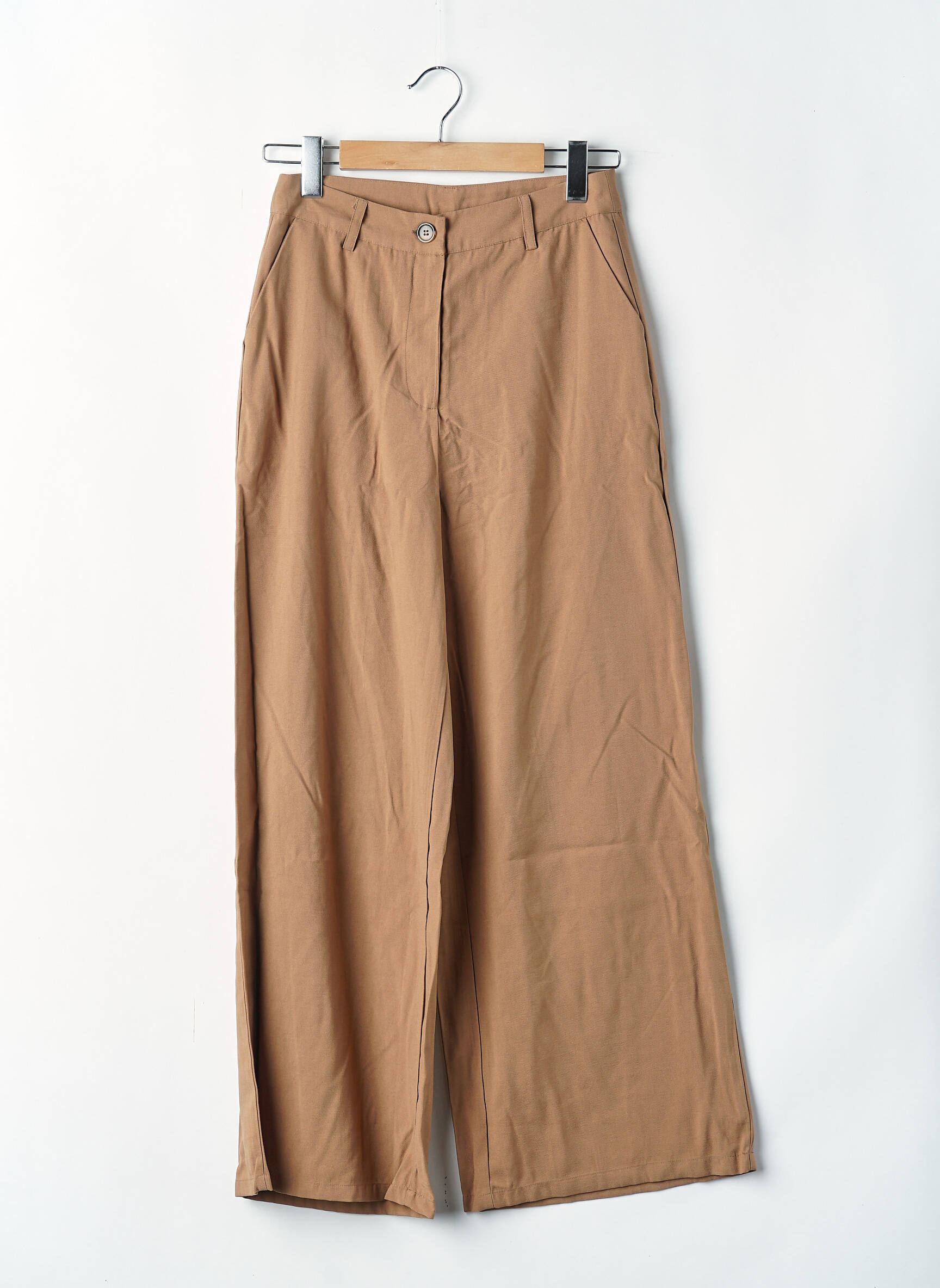 Pantalon droit marron JACQUELINE DE YONG femme
