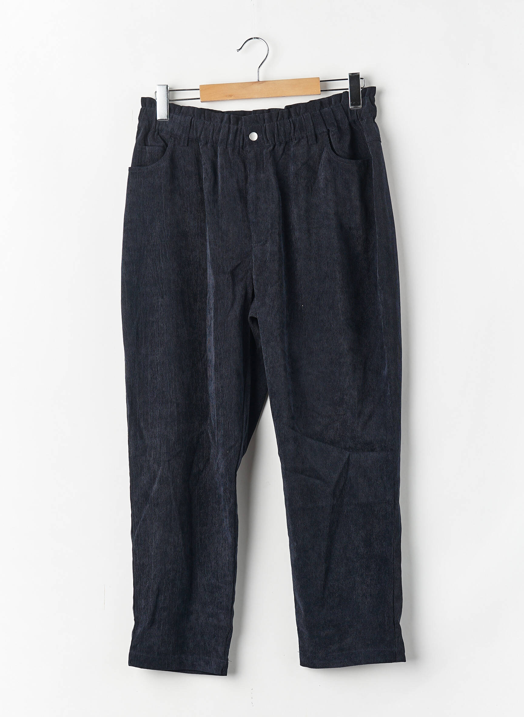 Pantalon droit bleu JACQUELINE DE YONG femme