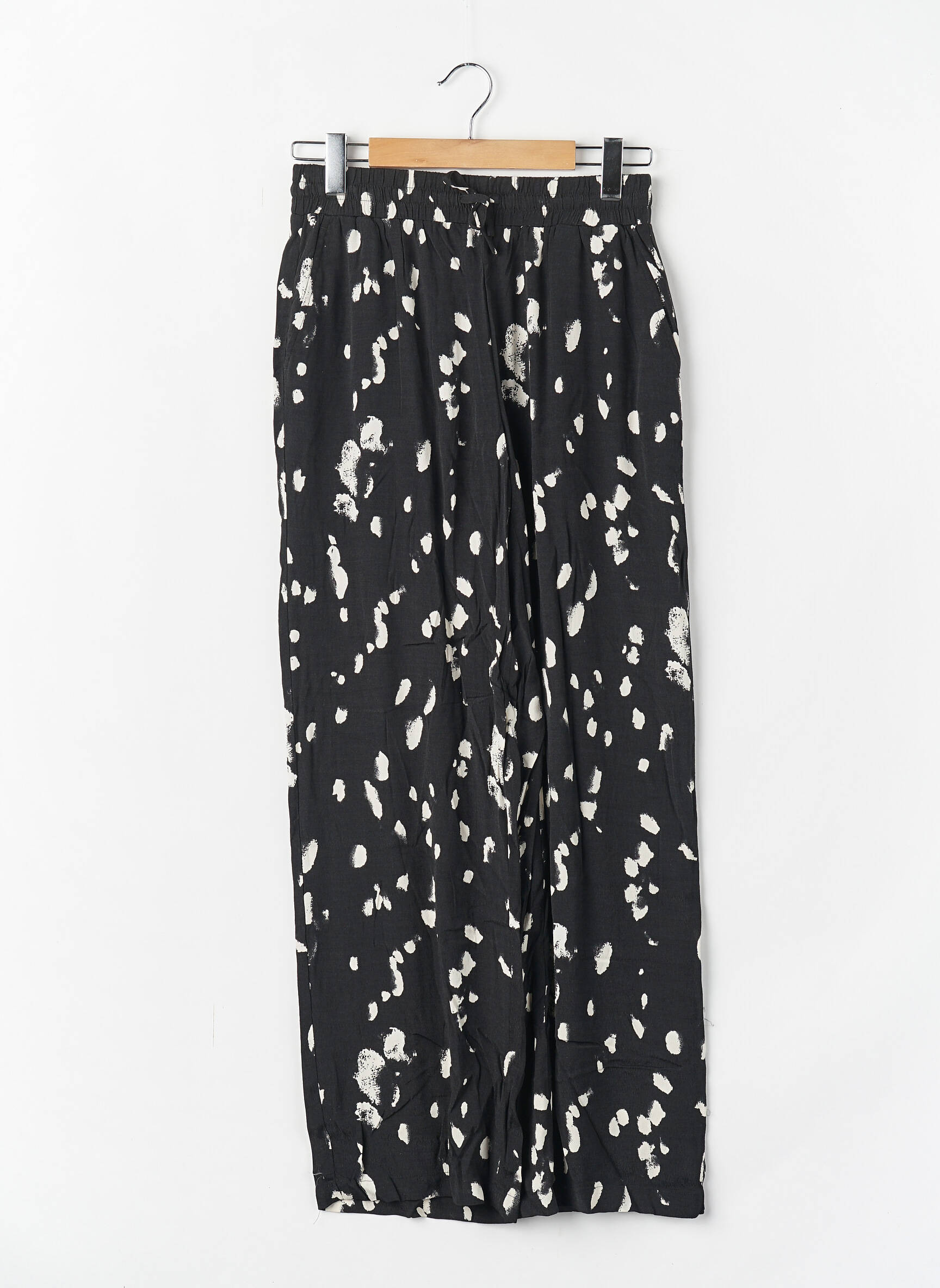Pantalon large noir OPUS femme