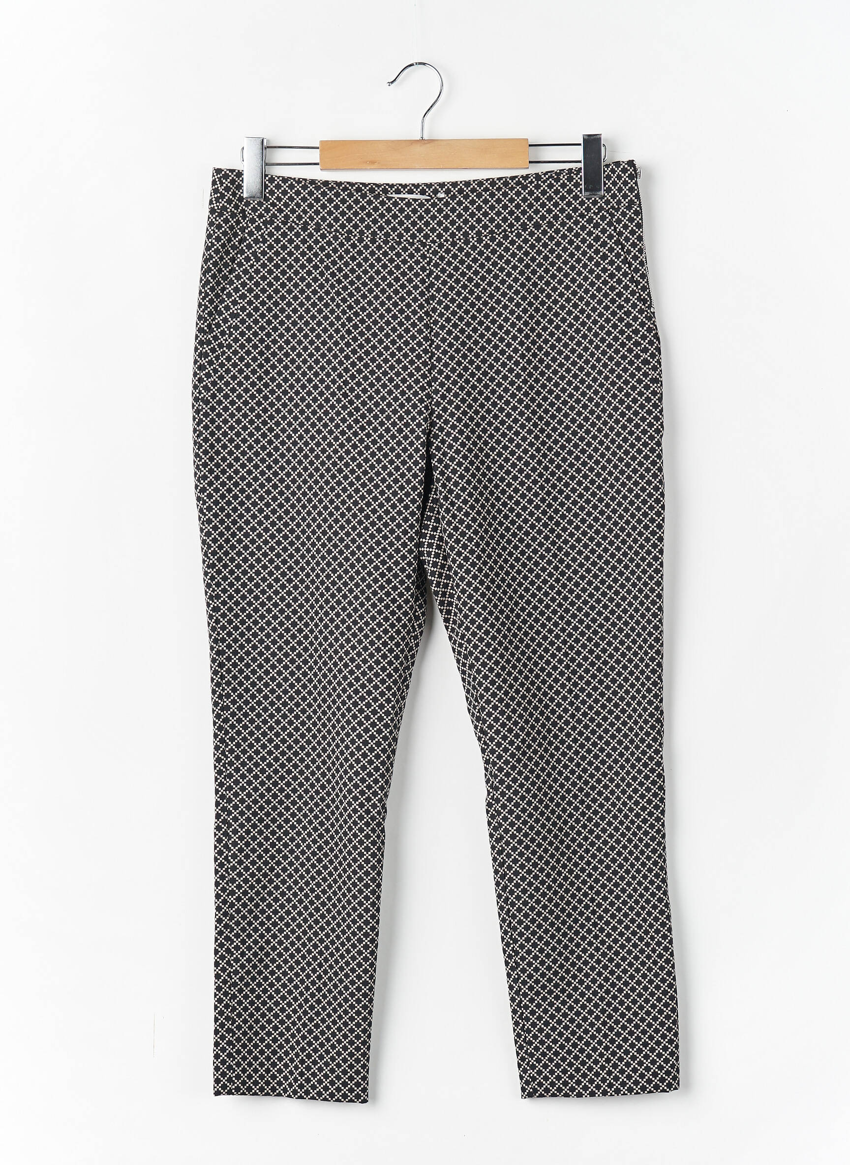 Pantalon slim noir MORGAN femme
