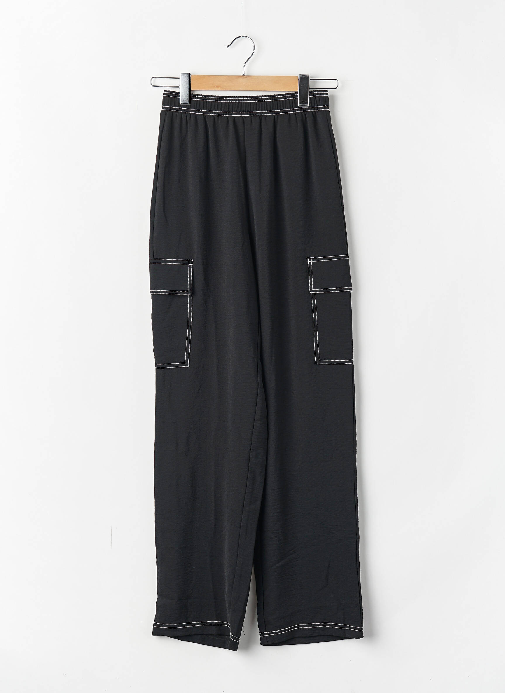 Pantalon cargo noir ONLY femme