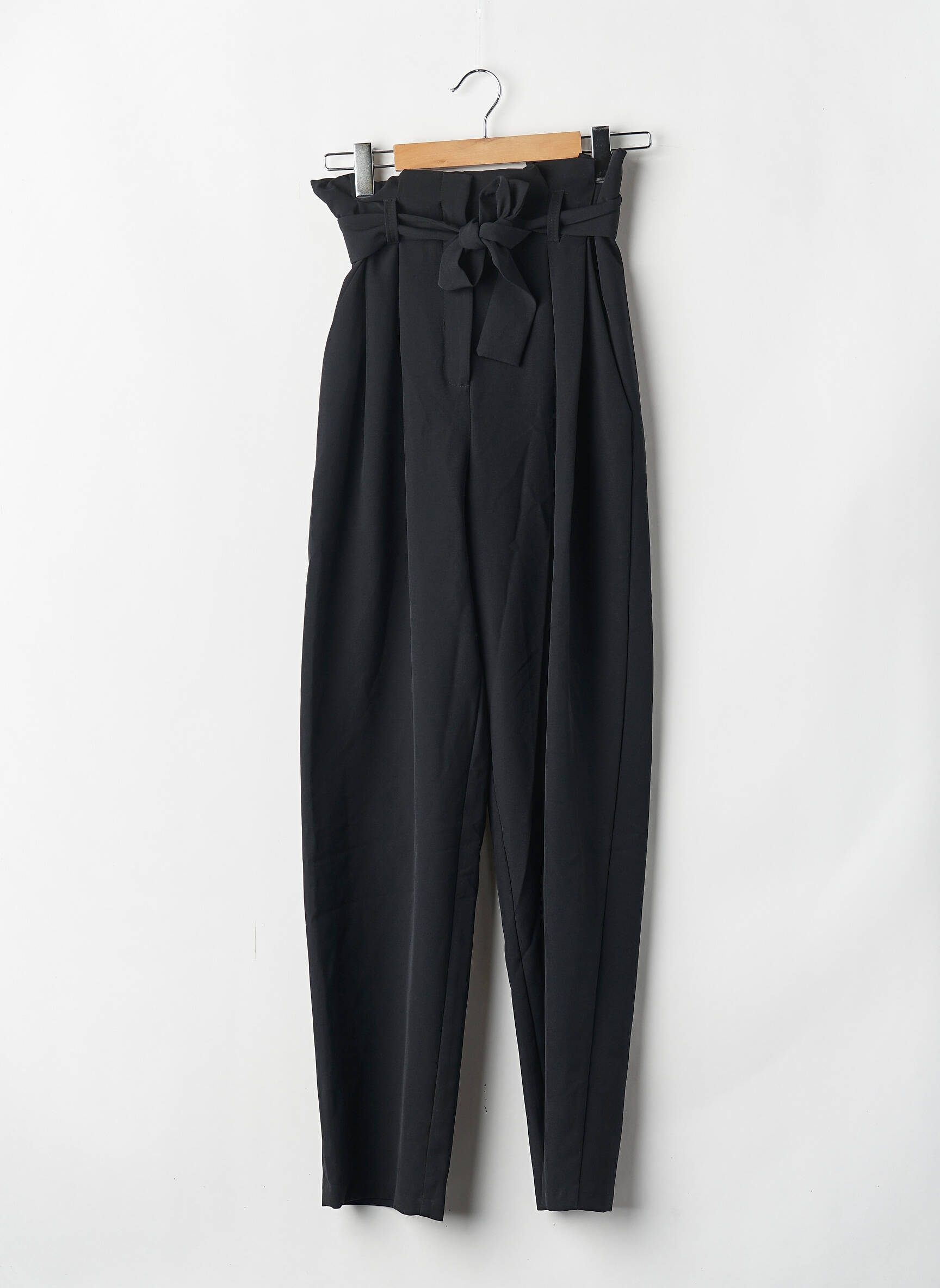 Pantalon droit noir ASTRID BLACK LABEL femme