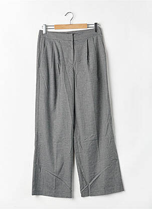 Pantalon large gris MANGO femme