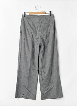 Pantalon large gris MANGO femme