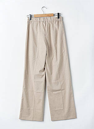 Pantalon large beige MANGO femme