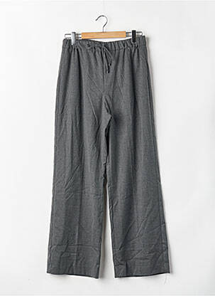 Pantalon large gris MANGO femme