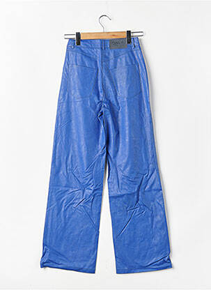 Pantalon large bleu ONLY femme