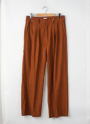 Pantalon large marron YUGEN femme