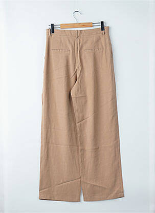Pantalon large beige MANGO femme