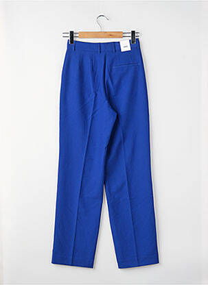 Pantalon droit taille haute taille haute bleu JJXX femme