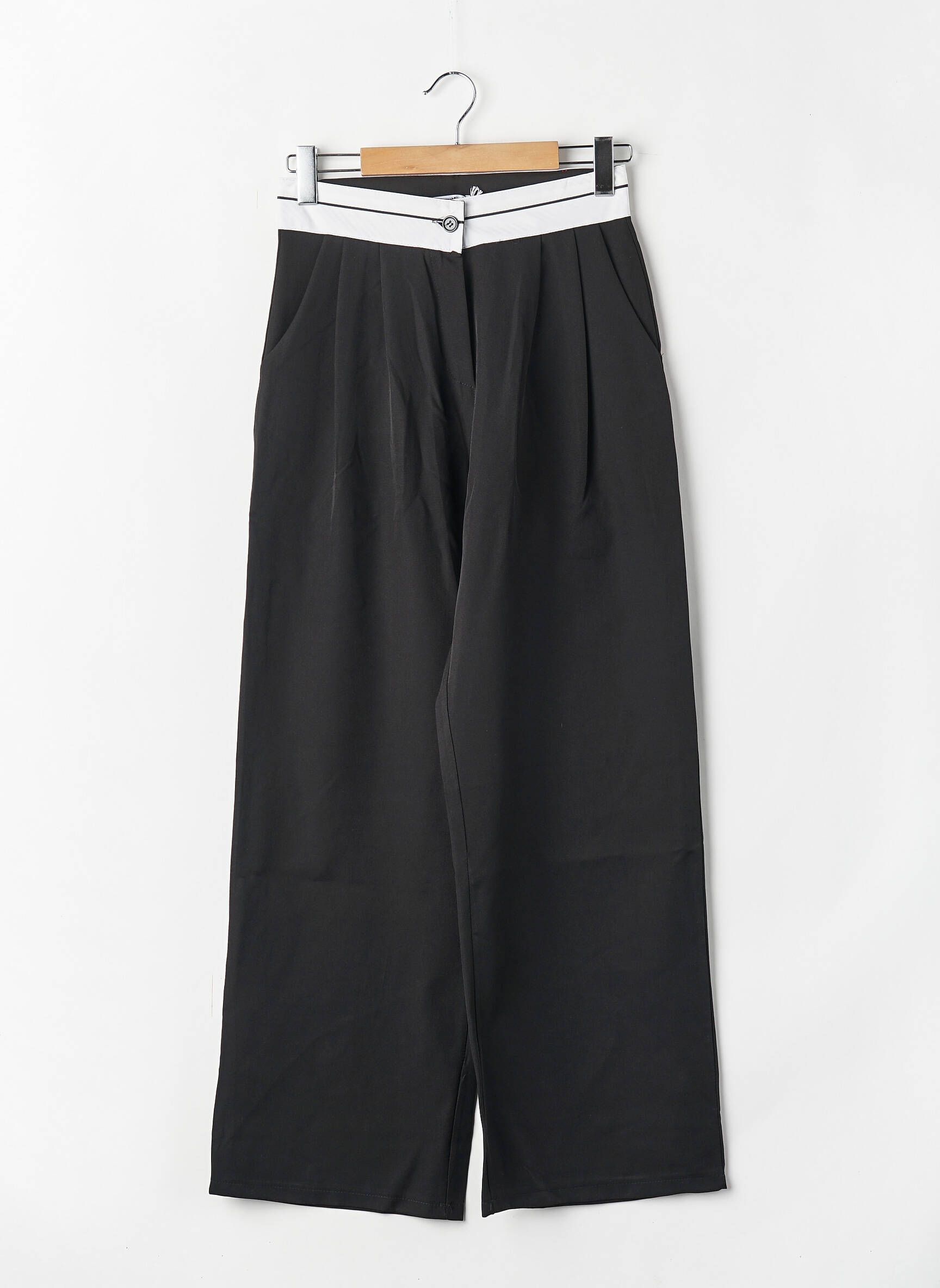 Pantalon large noir HAILYS femme